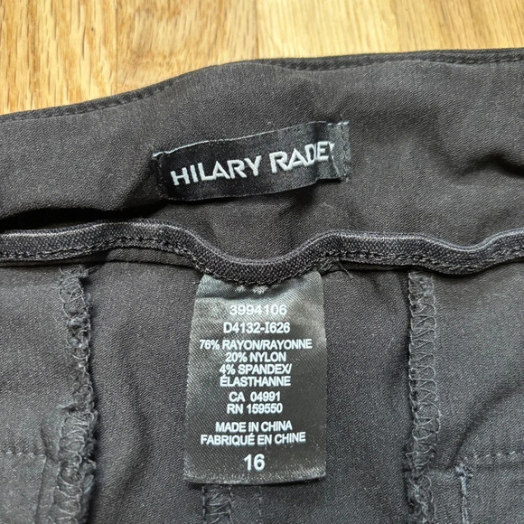 Hilary Radley Pull On Black Bermuda Shorts - Picture 2 of 7